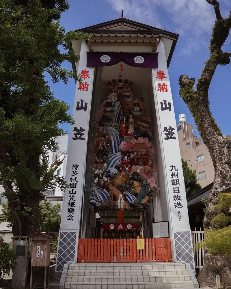 「博多櫛田神社」福岡最喜愛參拜神社｜夏季祭典、神聖神轎、欣賞文化傳承！