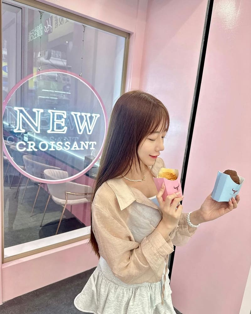 「牛頌New Croissant生乳可頌」台中南屯專賣店！粉粉少女心噴發、吳帆帆推薦！