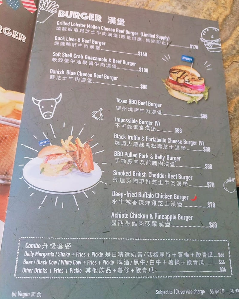 「Texas Burger」朗豪坊12樓香港美式漢堡！墨西哥Fusion料理、漢堡包快餐店！