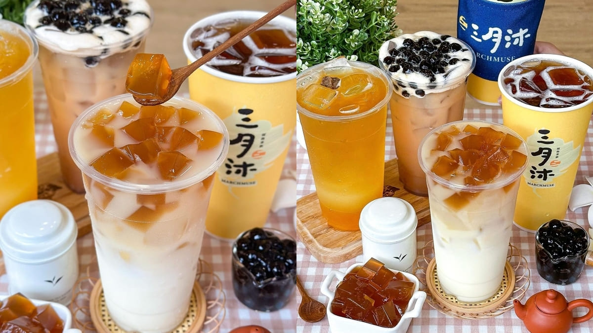 「三月沐現泡茶飲」高雄楠梓店現泡手搖茶文化！香醇茶香層次、雲沐烏龍拿鐵！