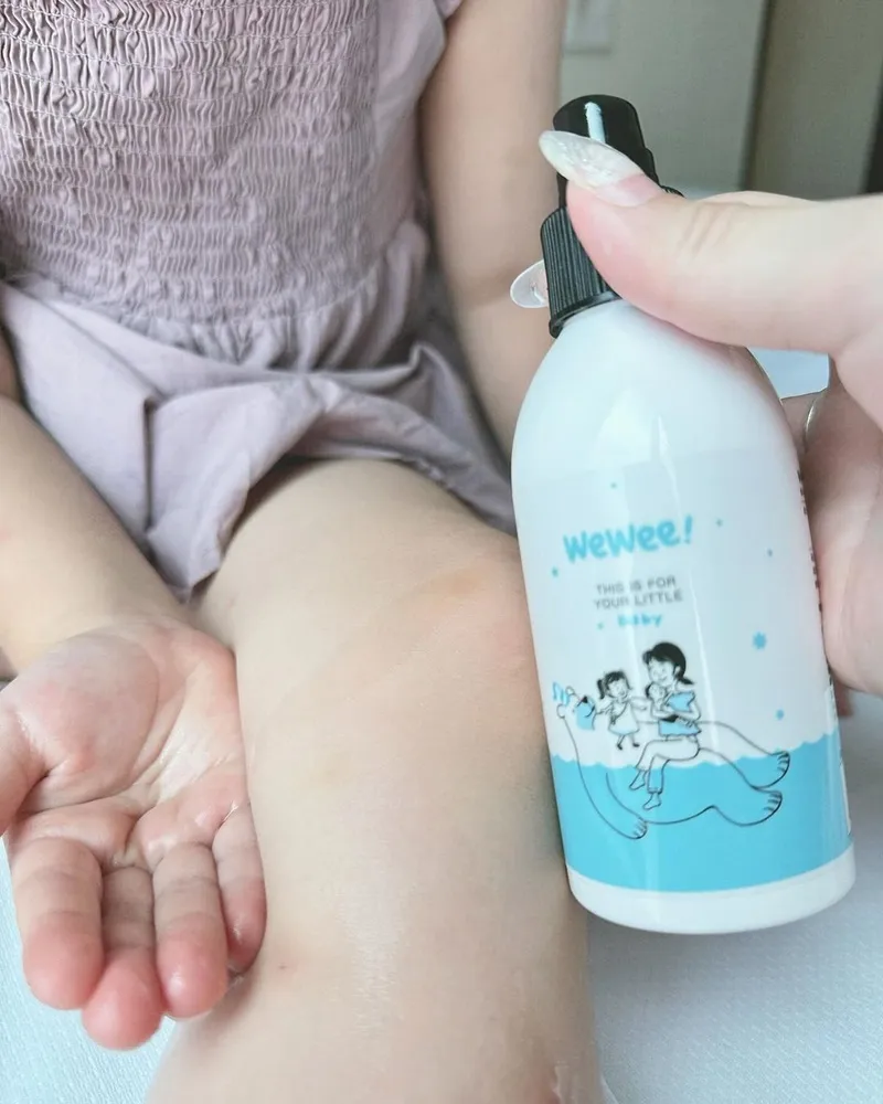 「敏感肌專家 WeWee」溫和無負擔防曬油 & 舒膚精華油！全家適用潤潤乳液！