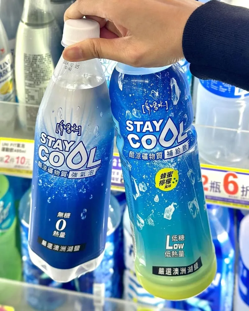 「酷量礦物質補給飲」多喝水STAY COOL新品推出！熱暑對策、酷涼口感、低熱量！