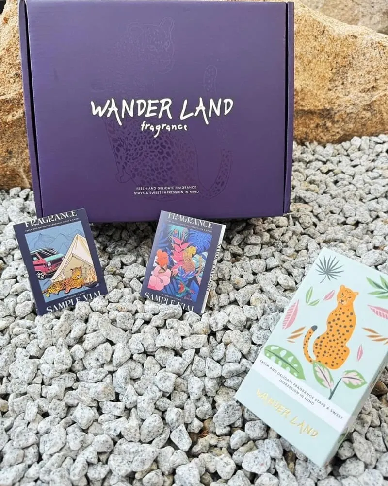 「WanderLand香水禮盒」獨特香氛與精美外觀！謐淨之境Silence、風之曦、花綴！